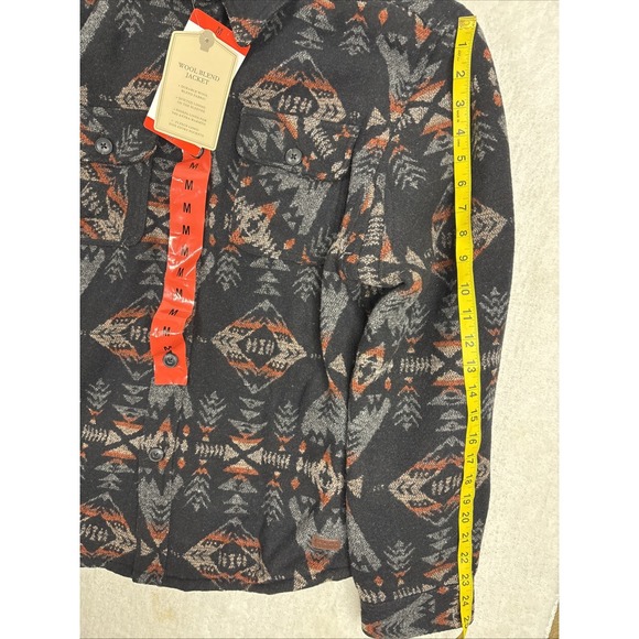 JACHS NY, Medium, Men's Wool Jacket - Multi Aztec, Style 1417743, New with Tags - Picture 7 of 9